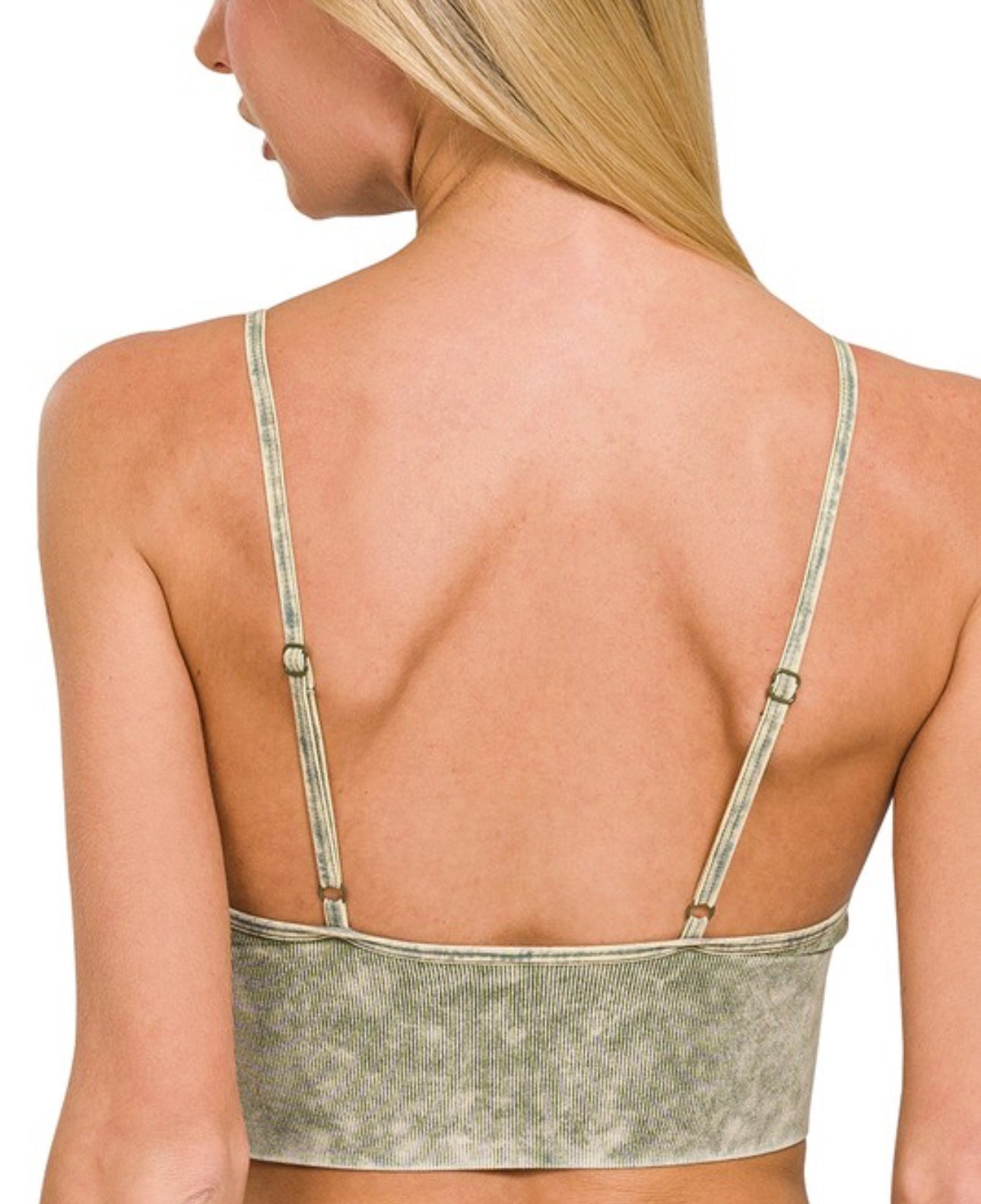 Washed Strappy Bralette