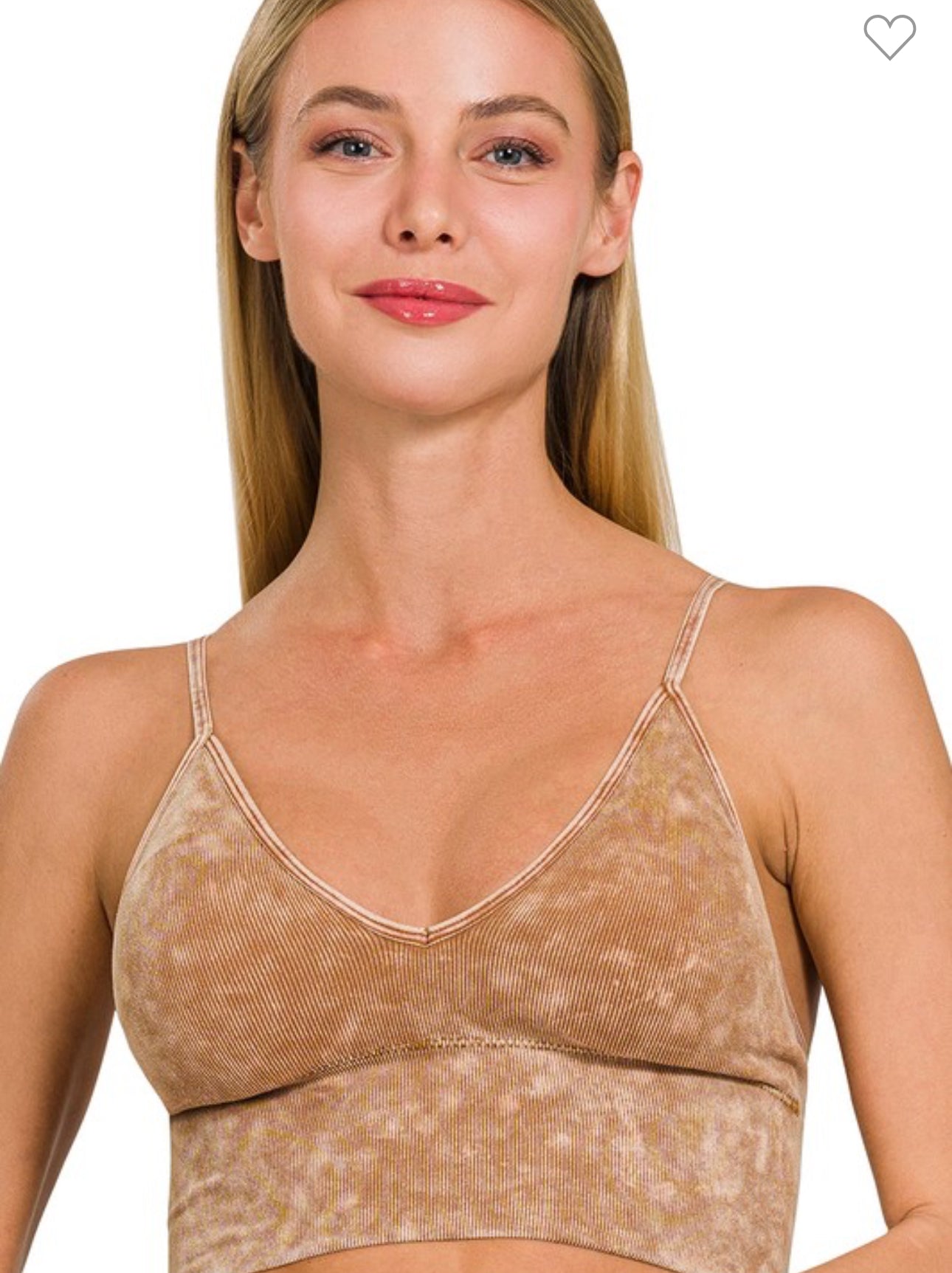 Washed Strappy Bralette
