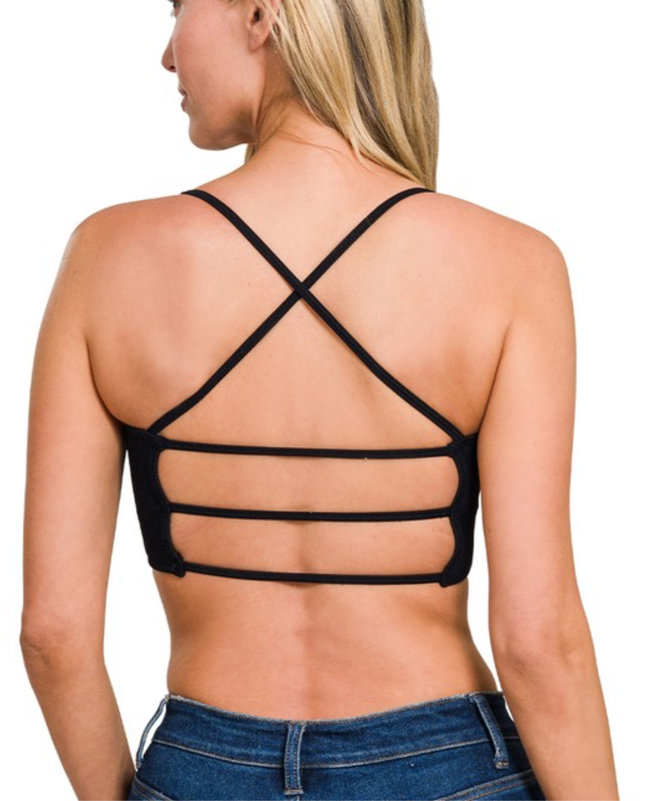 Backless Strappy Bralette