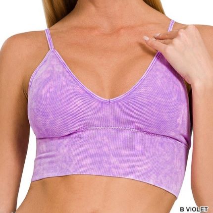 Washed Strappy Bralette