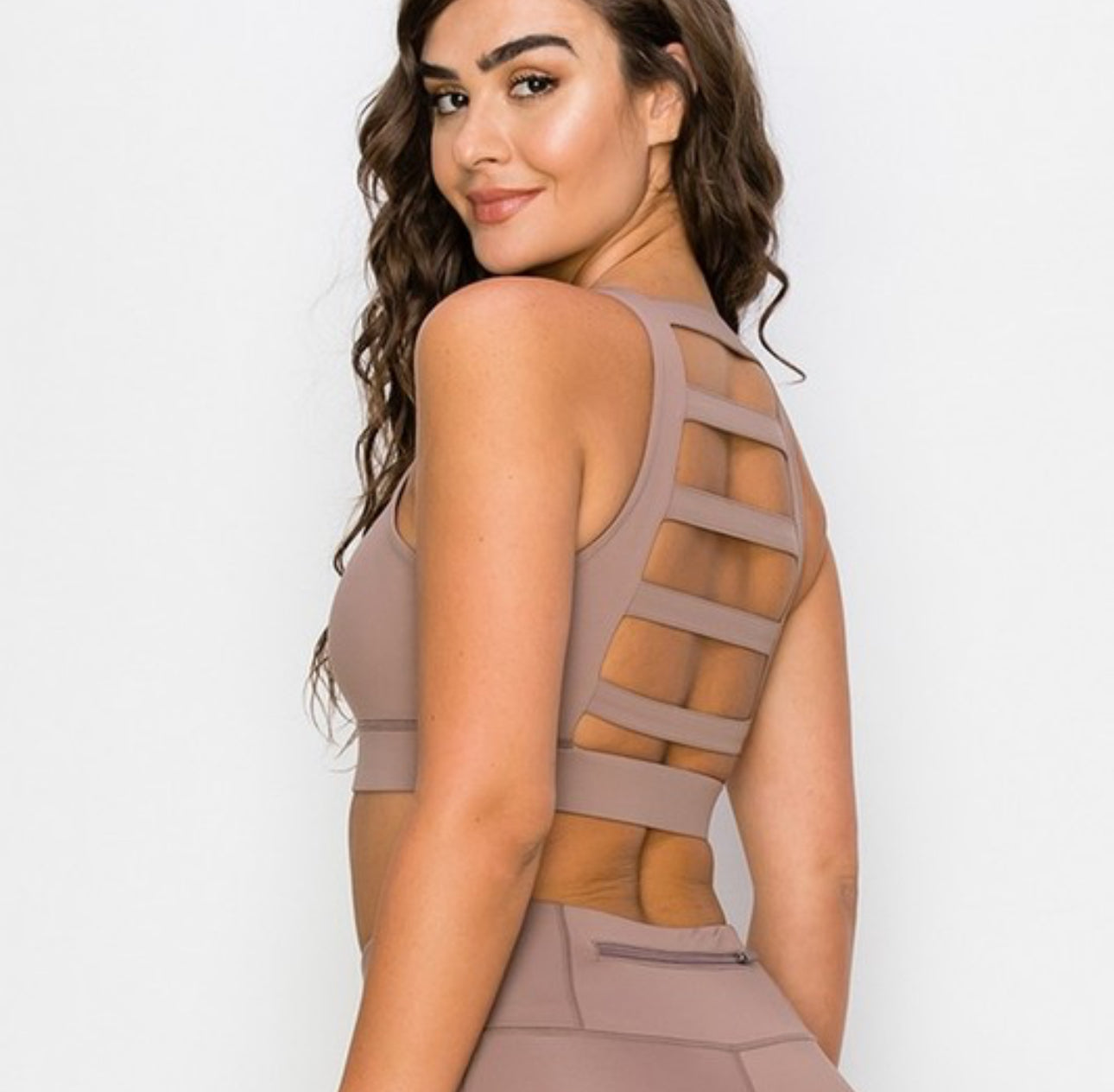 Forever Lattice Back Halter Bra