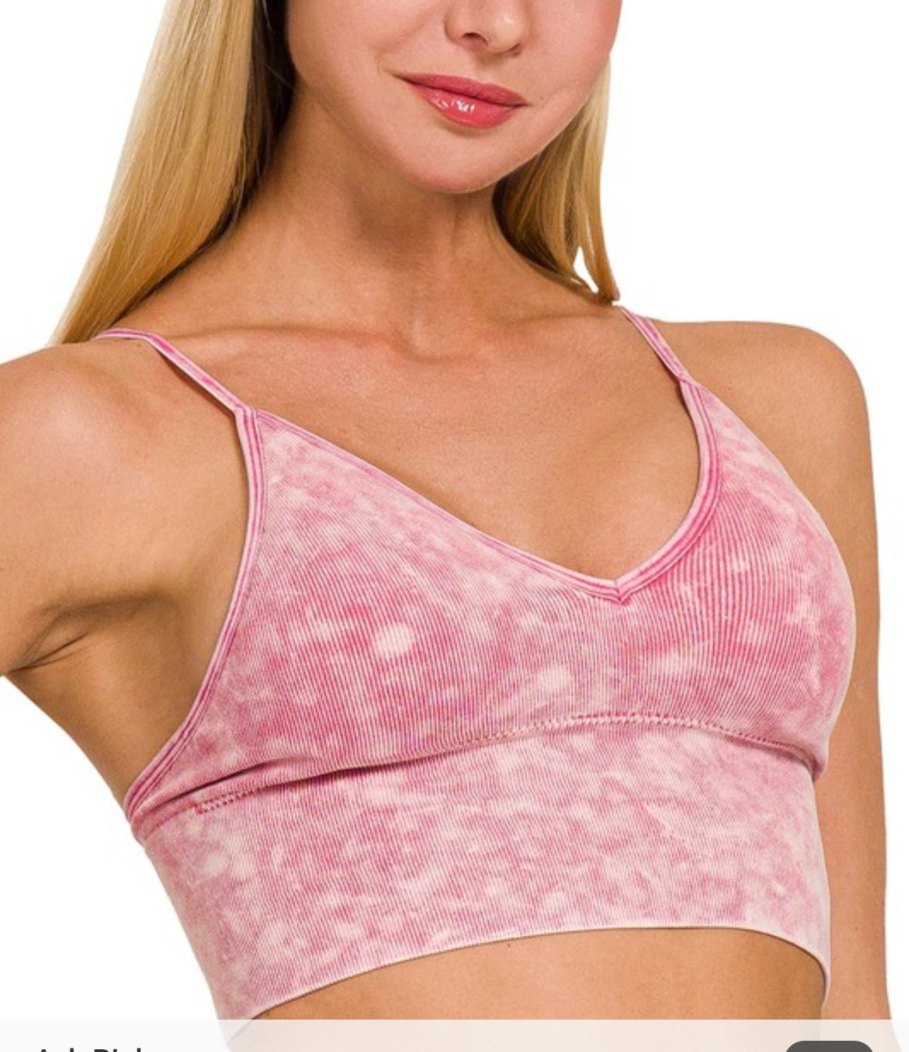 Washed Strappy Bralette