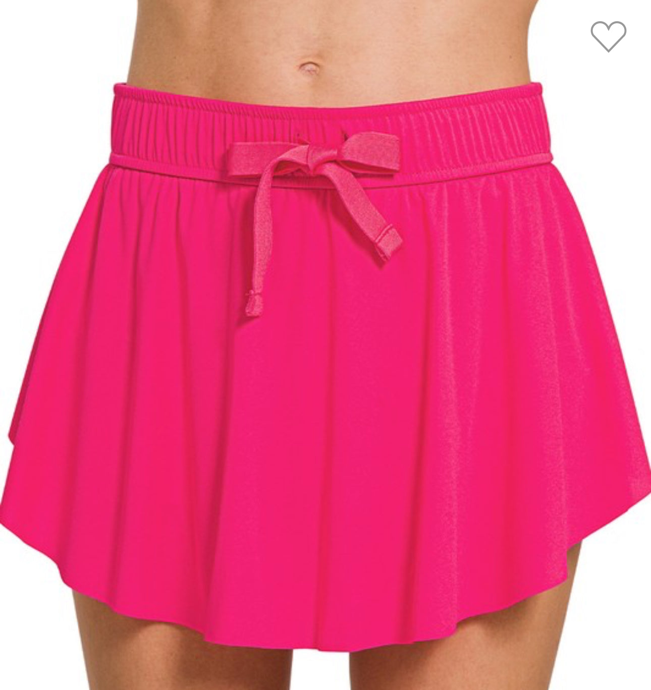 Ruffle Hem Tennis Skirt