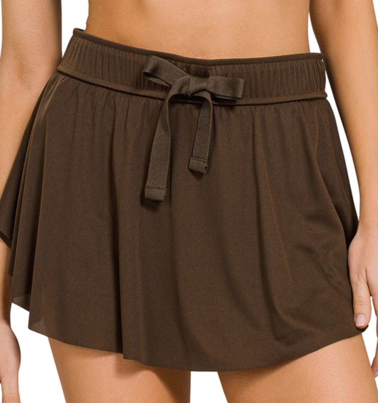 Ruffle Hem Tennis Skirt