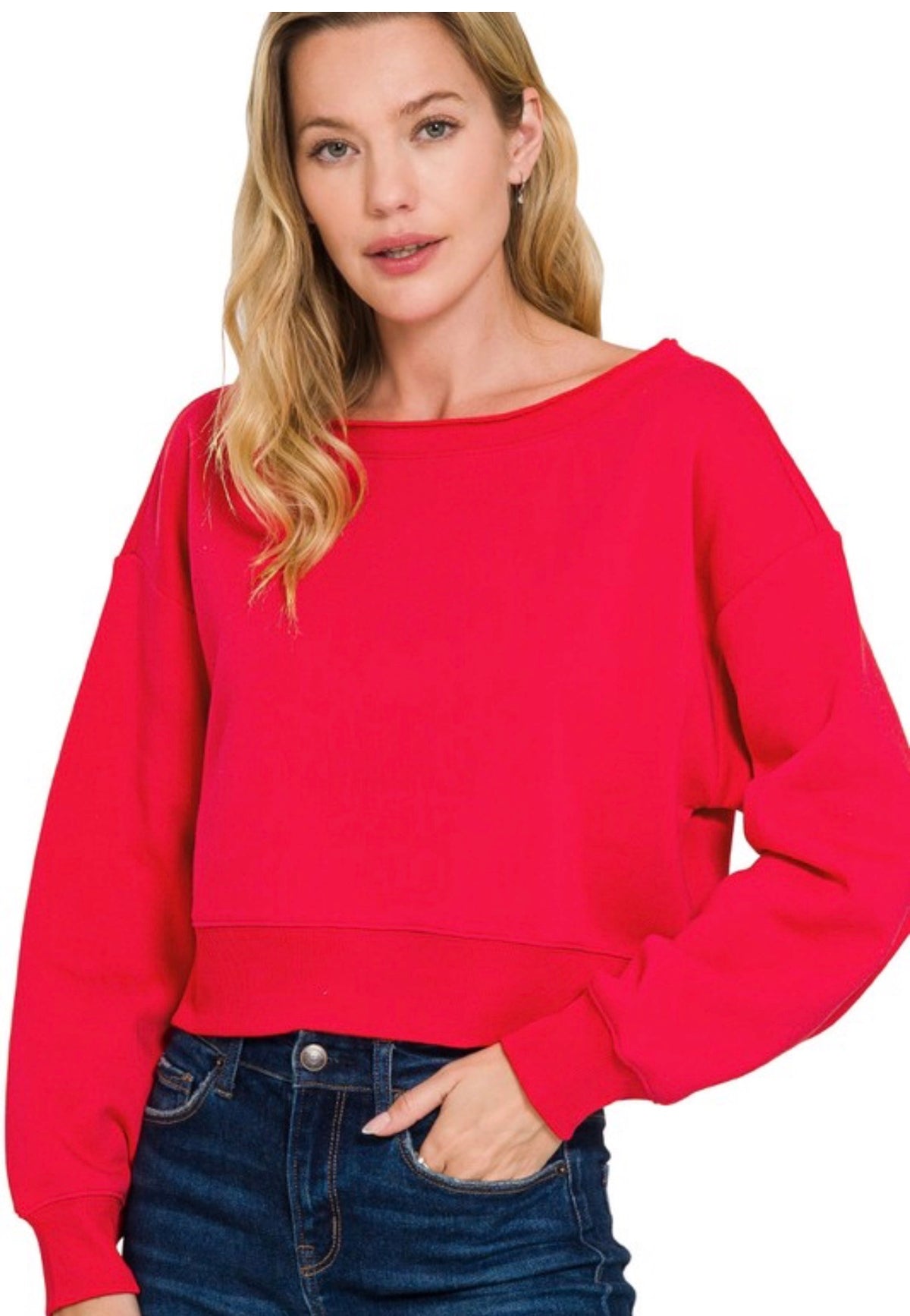Boatneck Crew Sweater