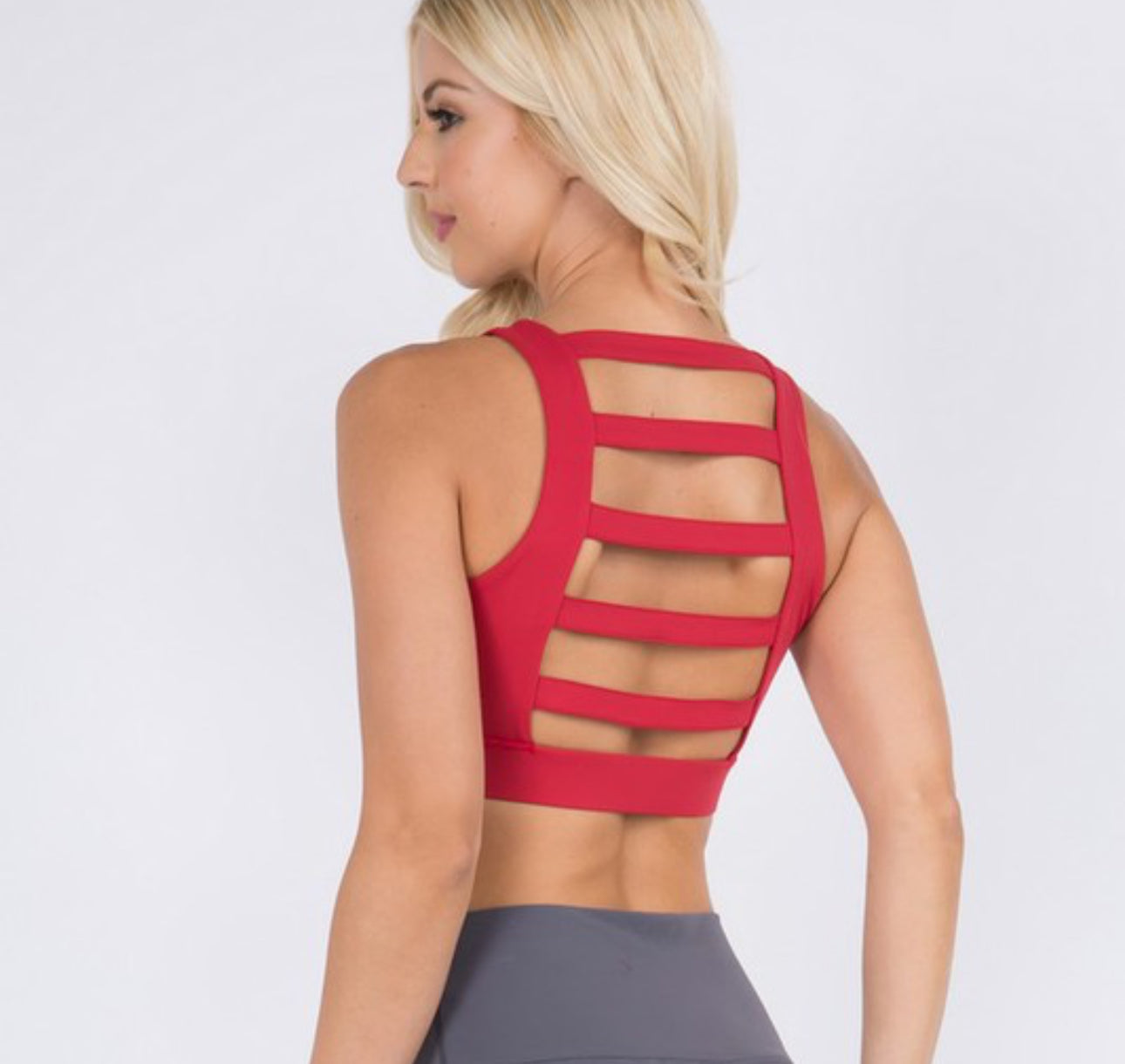 Forever Lattice Back Halter Bra