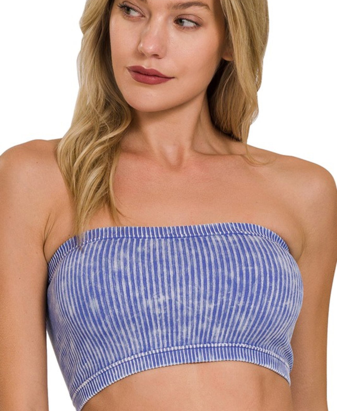 Acid Wash Tube Top