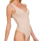 Split Neck Body Suit