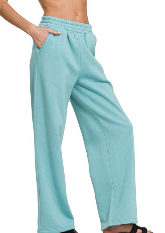 Wide Leg Sweat Pants