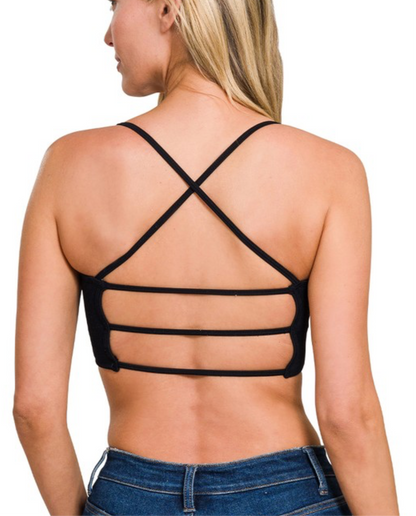 Backless Strappy Bralette