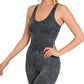 Acid Wash Romper