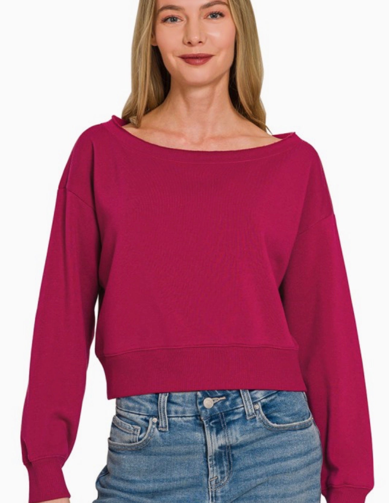 Boatneck Crew Sweater