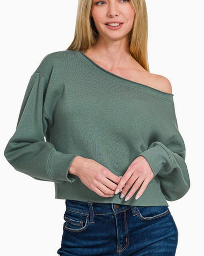 Boatneck Crew Sweater