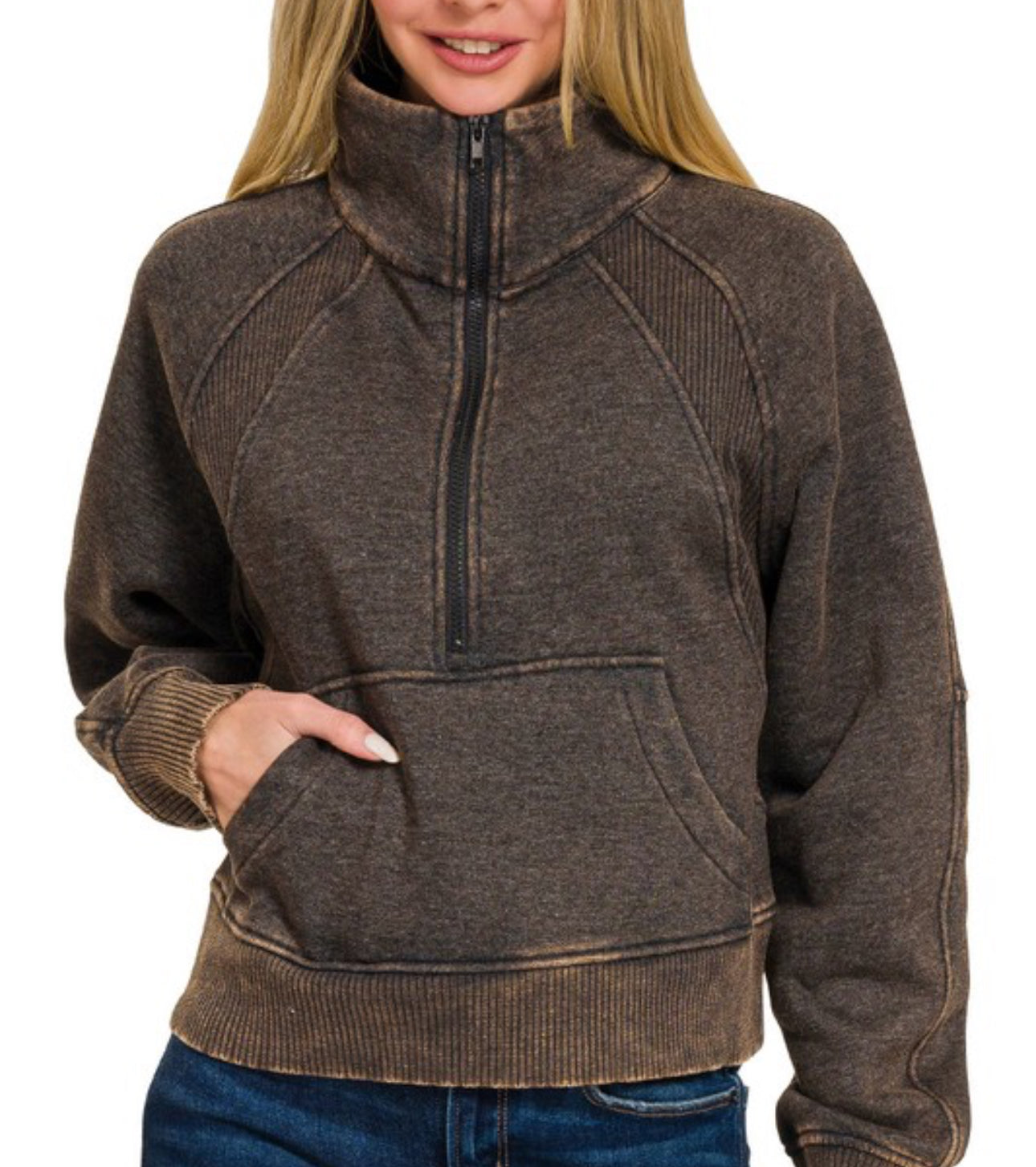 Acid Washed Pullover