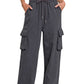 Wide Leg Cargo Sweats
