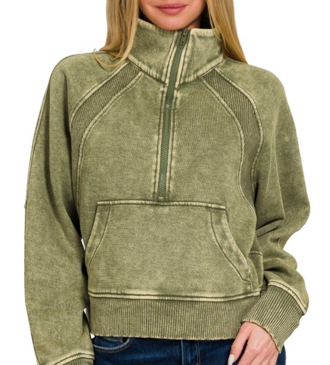 Acid Washed Pullover