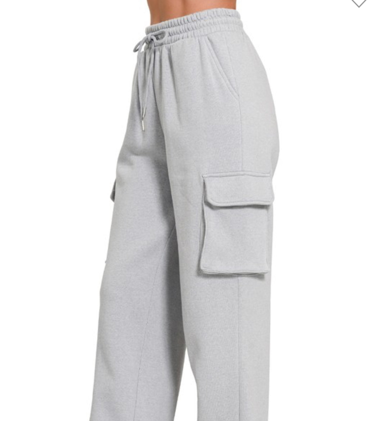 Wide Leg Cargo Sweats