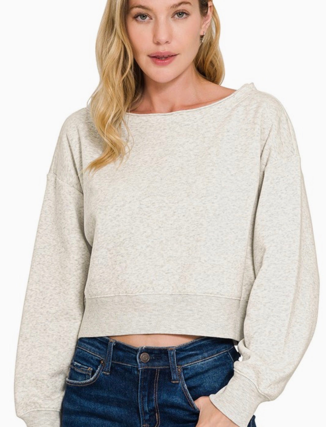 Boatneck Crew Sweater