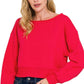 Boatneck Crew Sweater