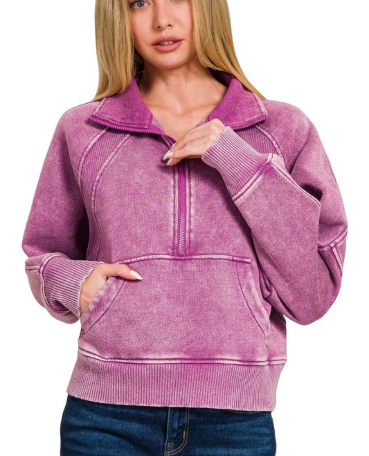 Acid Washed Pullover