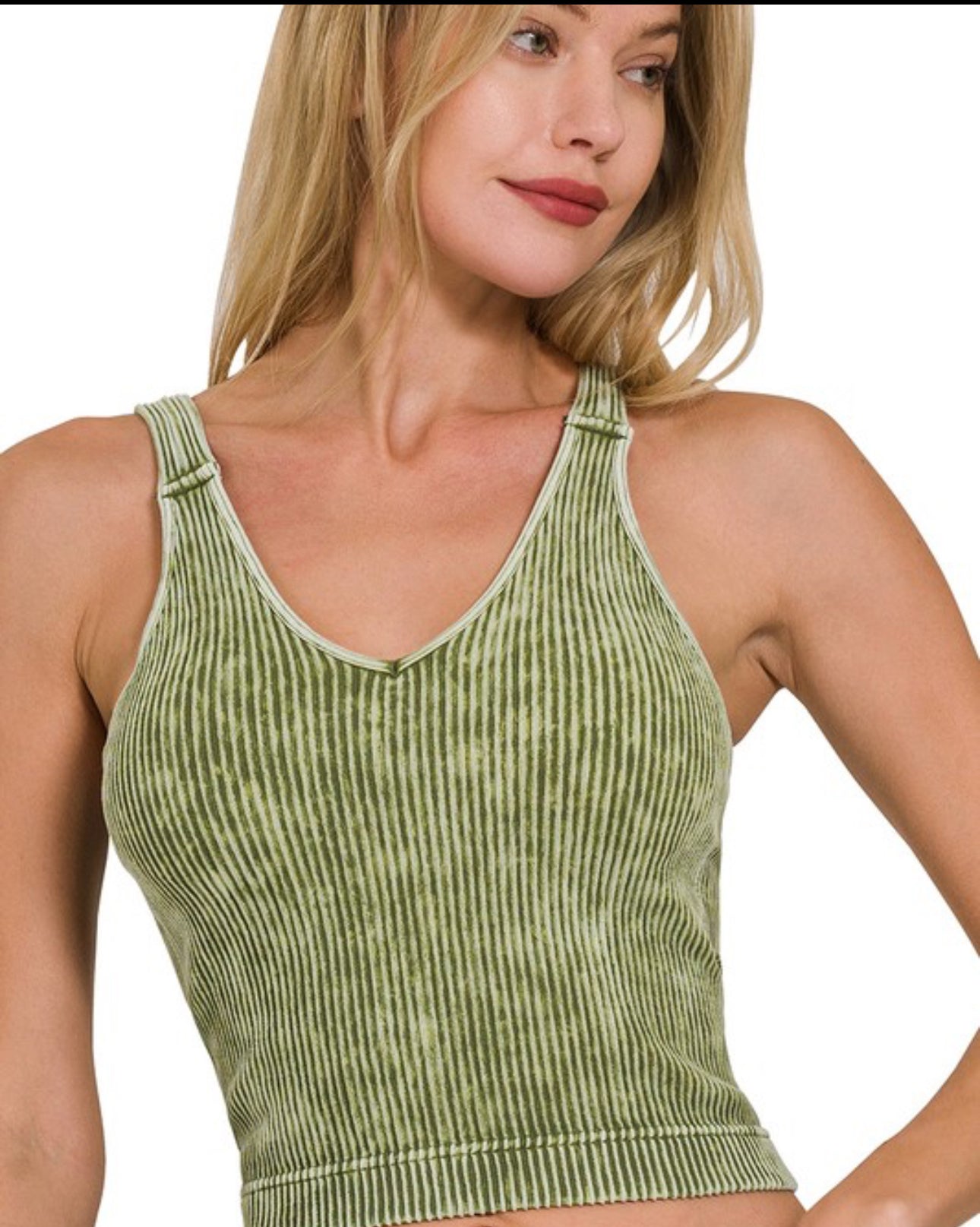 Acid Washed V Tank with cups