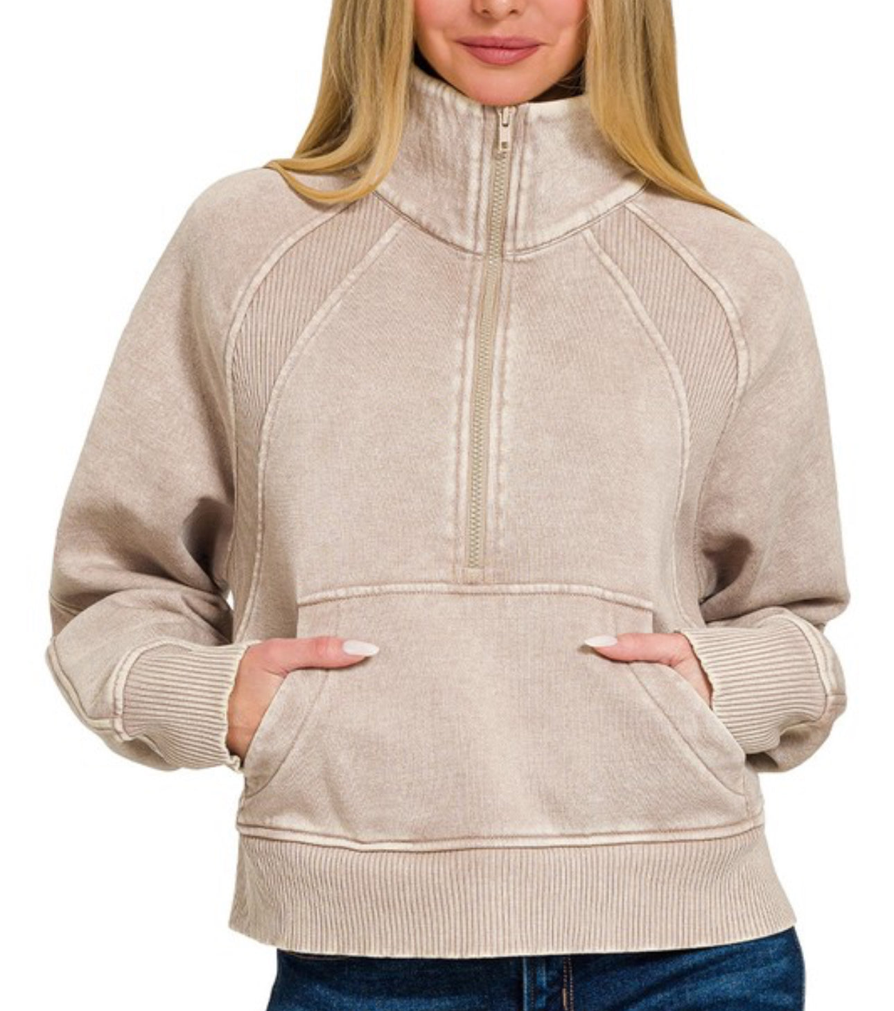 Acid Washed Pullover