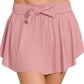 Ruffle Hem Tennis Skirt