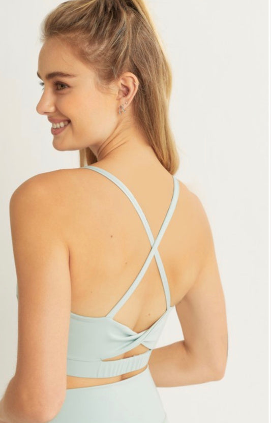 Twist back Bra