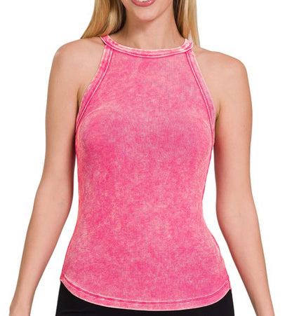 Racer Back Acid Wash Tank