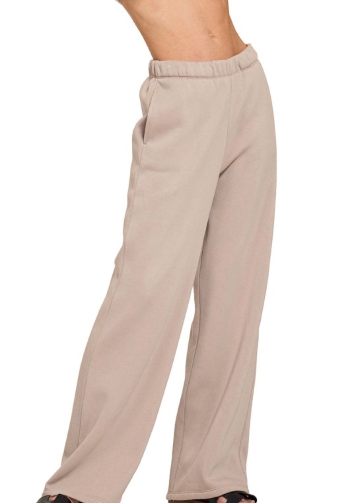 Wide Leg Sweat Pants