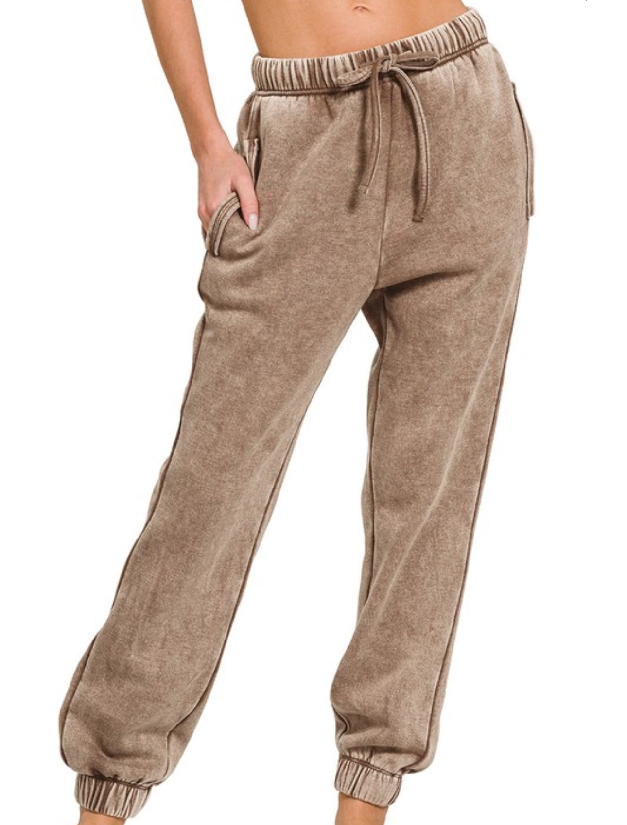 Acid Wash Sweat Pants with Pockets – Flawless Bodies