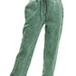 Acid Wash Sweat Pants with Pockets