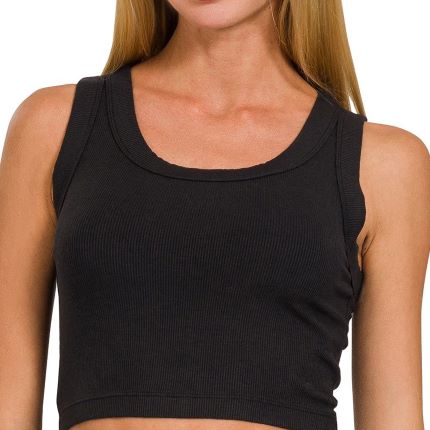 Scoop Neck Half Tank